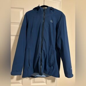 L.L.Bean Women’s Trail Model Rain Jacket in Nautical Navy